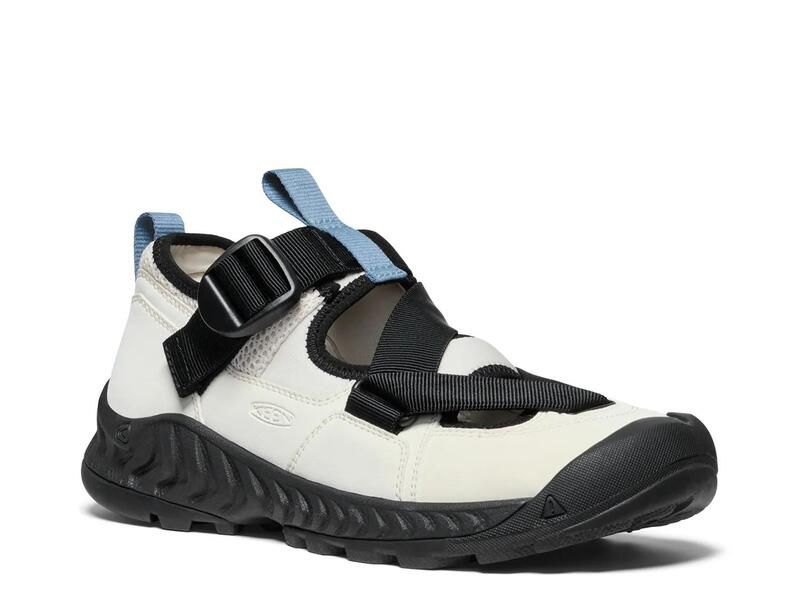 キーン メンズ シューズ サンダル KeenHoodzerra Sandal Mens BlackWhite ホワイト