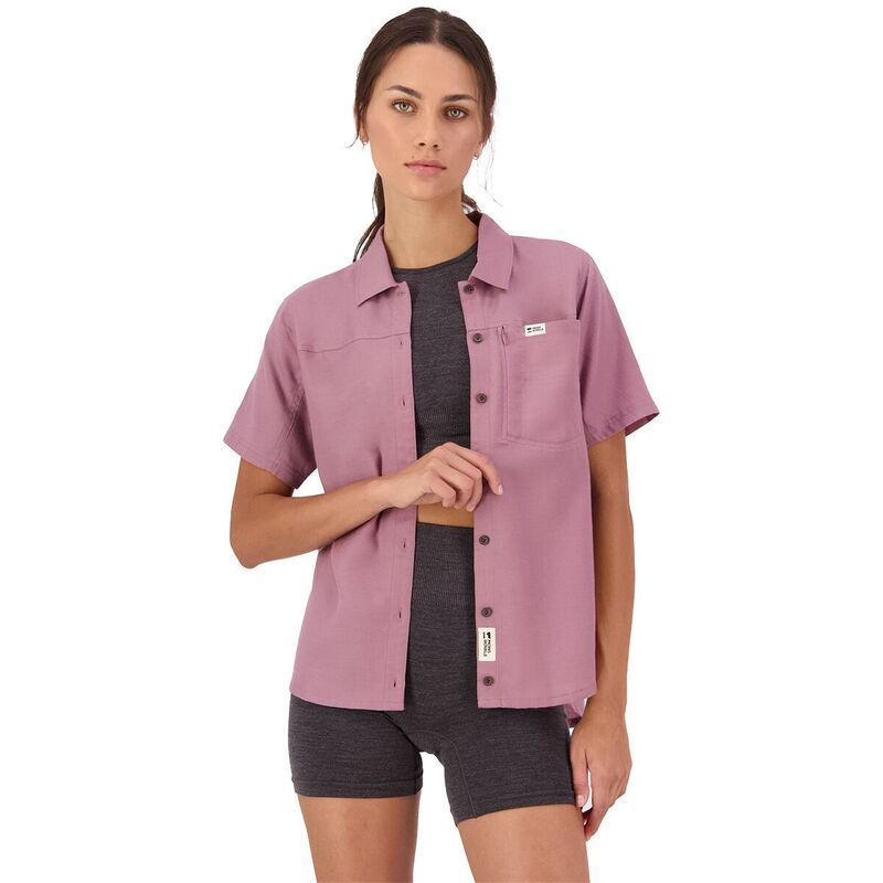 モンスロイヤル レディース トップス Tシャツ 半袖 Mons Royale AT Merino ShortSleeve Shirt Womensierra Pink ピンク
