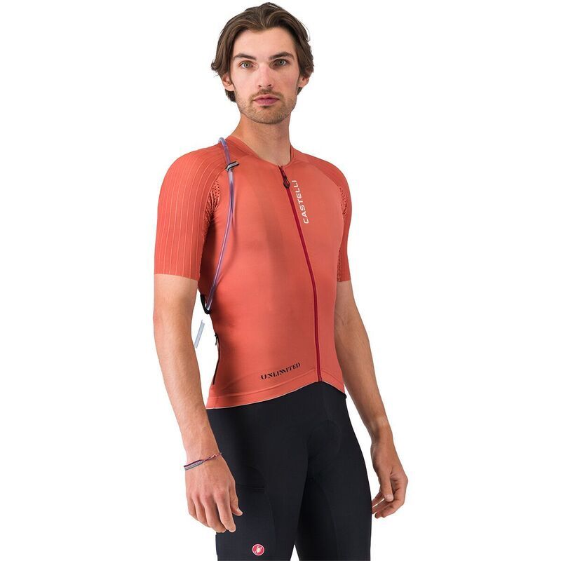 カステリ メンズ トップス Tシャツ ジャージー Castelli Unlimited Pro 2 Jersey Mens Paprika