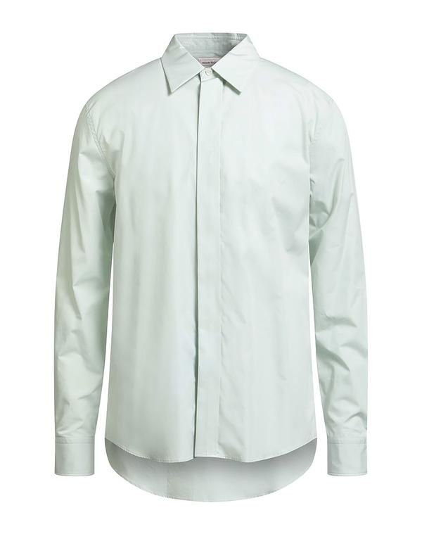 マックイーン メンズ トップス シャツ MCQUEEN 無地シャツ Light Green グリーン