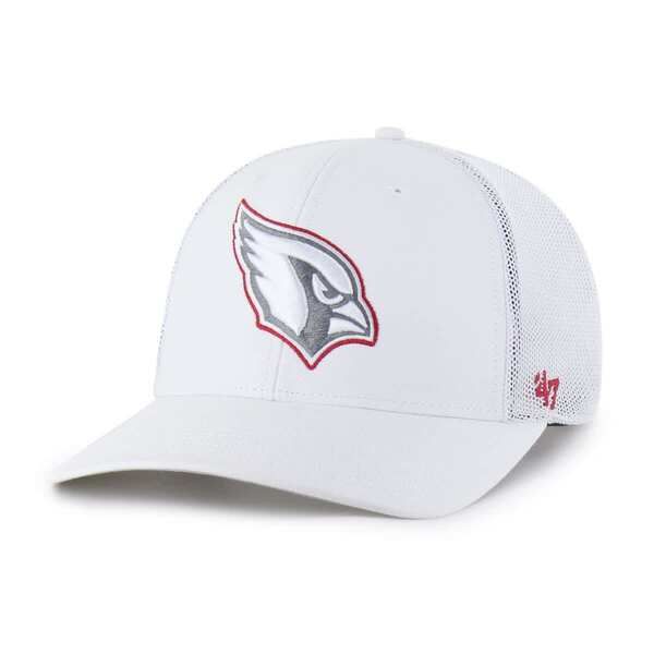 フォーティーセブン メンズ アクセサリー 帽子 Mens 47 White Arizona Cardinalsnowball Trophy Stretch Fit Hat White ホワイト