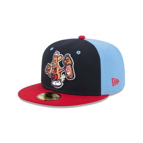 ニューエラ メンズ アクセサリー 帽子 MensNew Era Navy Salem Red Sox Theme Nights 59FIFTY Fitted Hat Navy ネイビー