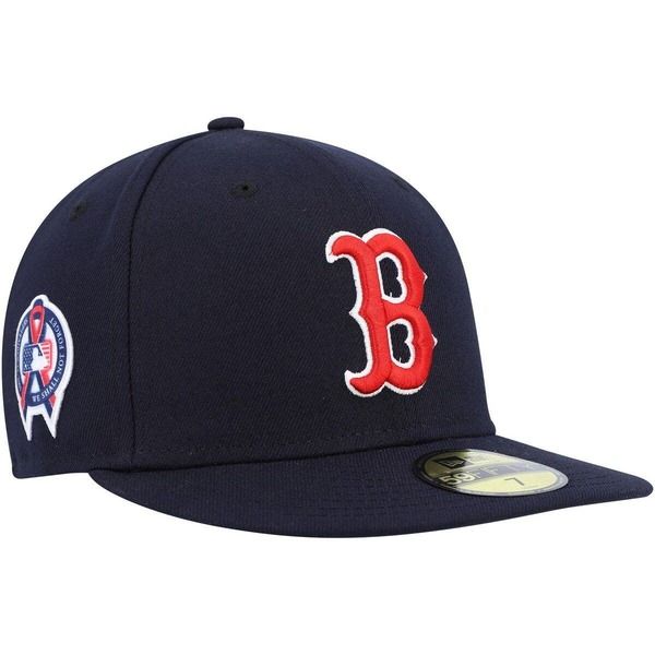 ニューエラ メンズ アクセサリー 帽子 Mens New Era Navy Boston Red Sox 911 Memorial Side Patch 59FIFTY Fitted Hat Navy ネイビー