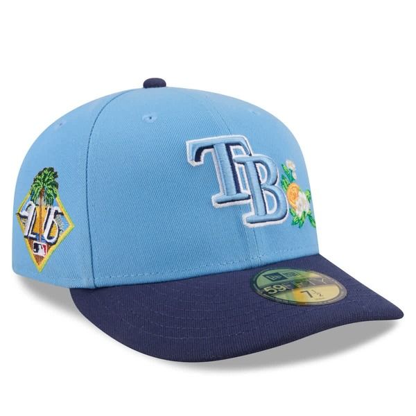 ニューエラ メンズ アクセサリー 帽子 Mens New Era Light BlueNavy Tampa Bay Rays 2026 Spring Training Low Profile 59FIFTY Fitted Hat Light Blue ブルー