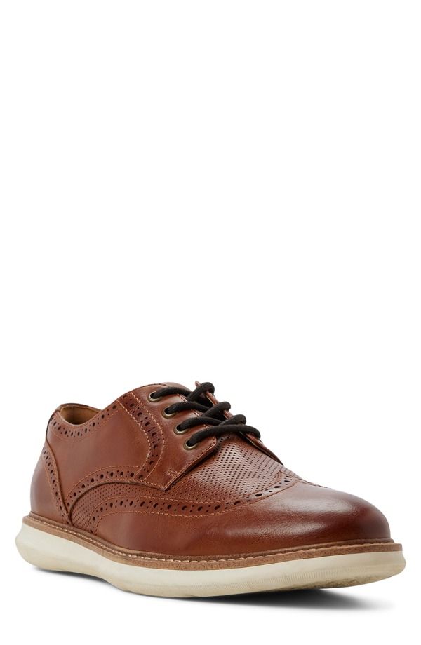 アルド メンズ シューズ ウィングチップ ミニ ダービー ALDOminik Wingtip Derby Cognac
