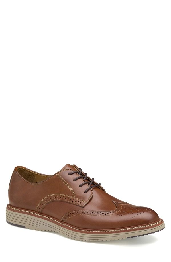 ジョンストンアンドマーフィー メンズ シューズ ウィングチップ ダービー Johnston Murphy Upton Wingtip Derby Tan Full Grain タン