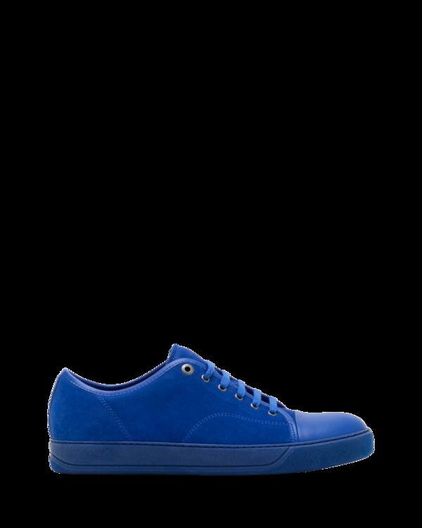 ランバン メンズ シューズ スニーカー スエード レザー Lanvin DBB1 Leather And Suede Sneakers Blue ブルー