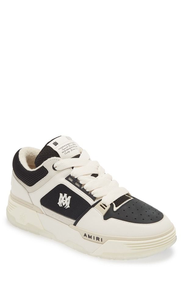 アミリ メンズ シューズ スニーカー プラットフォーム AMIRI MA1 Platform Sneaker Black Alabasterdnu ブラック