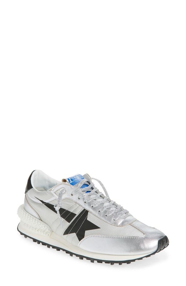 ゴールデングース メンズ シューズ スニーカー Golden Goose Marathon Sneaker Silver Black ブラック