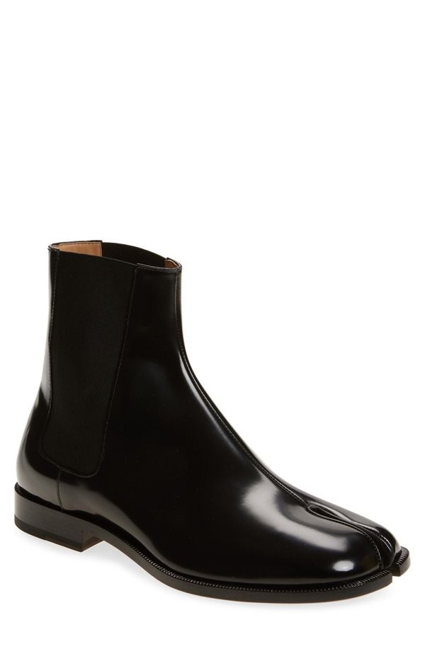 マルタンマルジェラ メンズ シューズ ブーツ・レインブーツ チェルシーブーツ チェルシー Maison Margiela Tabi Chelsea Boot Black ブラック