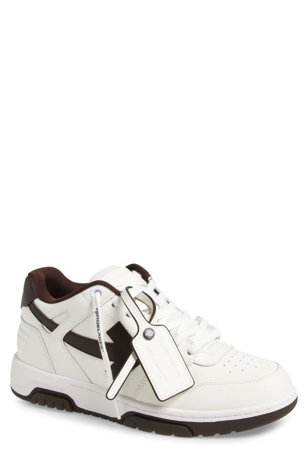 オフホワイト メンズ シューズ スニーカー OffWhite Out office Low Top Sneaker White Chocolate ホワイト