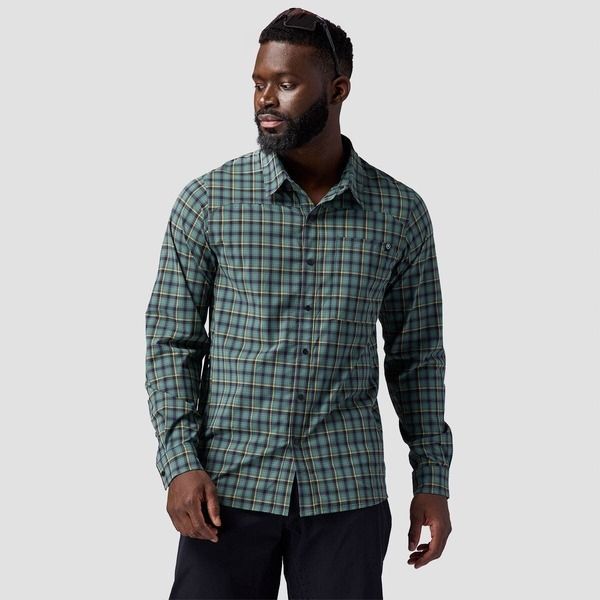 バックカントリー メンズ トップス シャツ ジャージー 長袖 Backcountry Slickrock LongSleeve ButtonUp Jersey Mens Turbulence Plaid チェック