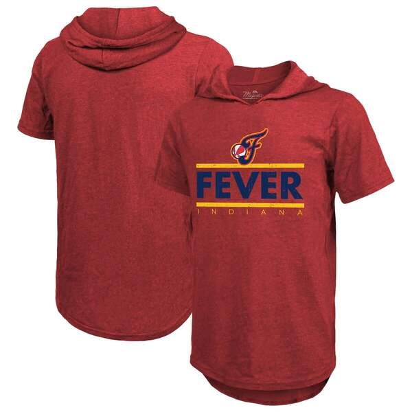 マジェスティック レディース トップス Tシャツ パーカー Unisex Majestic Threads Red Indiana Fever Sideline TriBlend Hoodie TShirt Red レッド