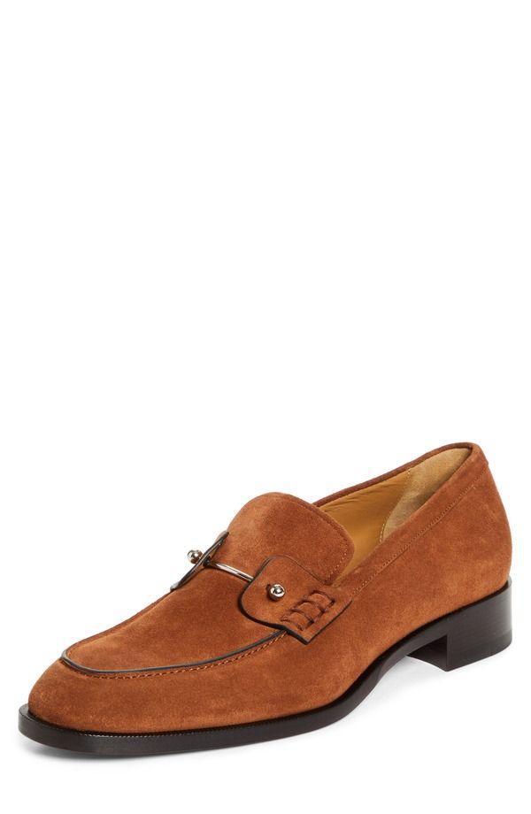 クリスチャン・ルブタン メンズ シューズ スリッポン・ローファー Christian Louboutin Chambelimoc Flat Loafer Cuir