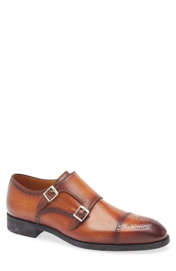 マグナーニ メンズ シューズ モンクストラップ モンク Magnanni Miliano Monk Strap Shoe Cuero