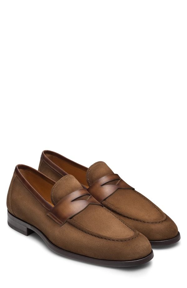 マグナーニ メンズ シューズ ローファー Magnanni Magico Penny Loafer Taupe トープ