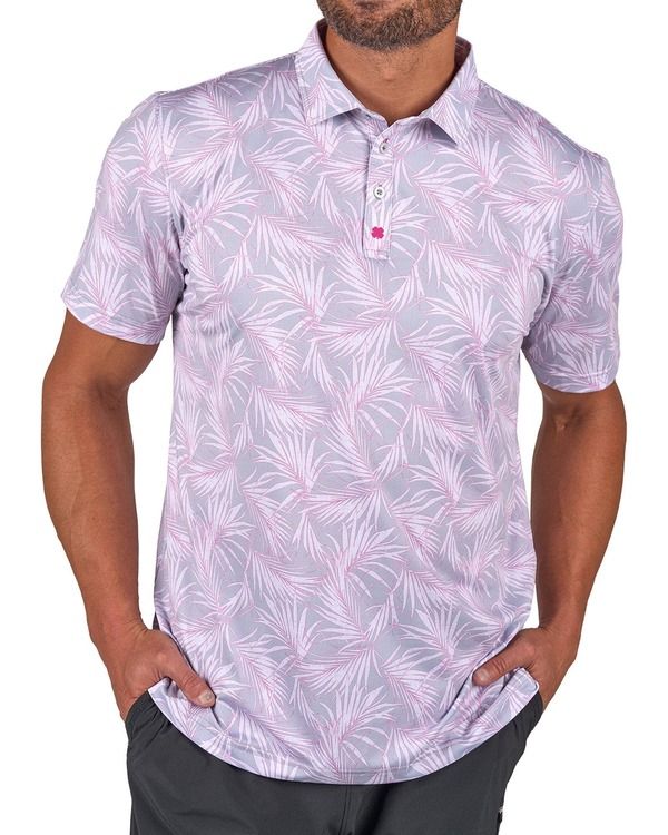ブラックローバー メンズ トップス ポロシャツ Black Clover Magnum Polo Electric Rose