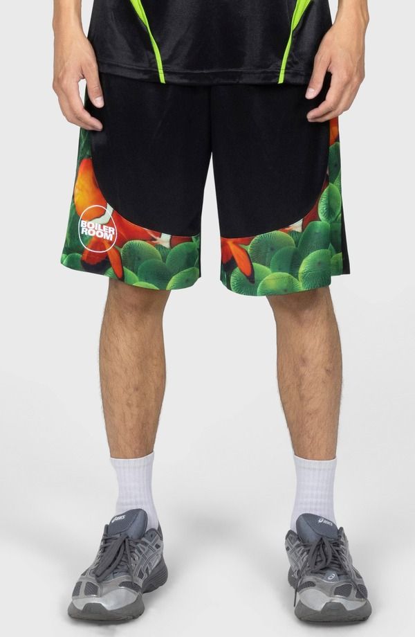 プレジャーズ メンズ ボトムス ハーフパンツ・ショーツ ショートパンツ PLEASURES Aqua Sport Shorts Black ブラック