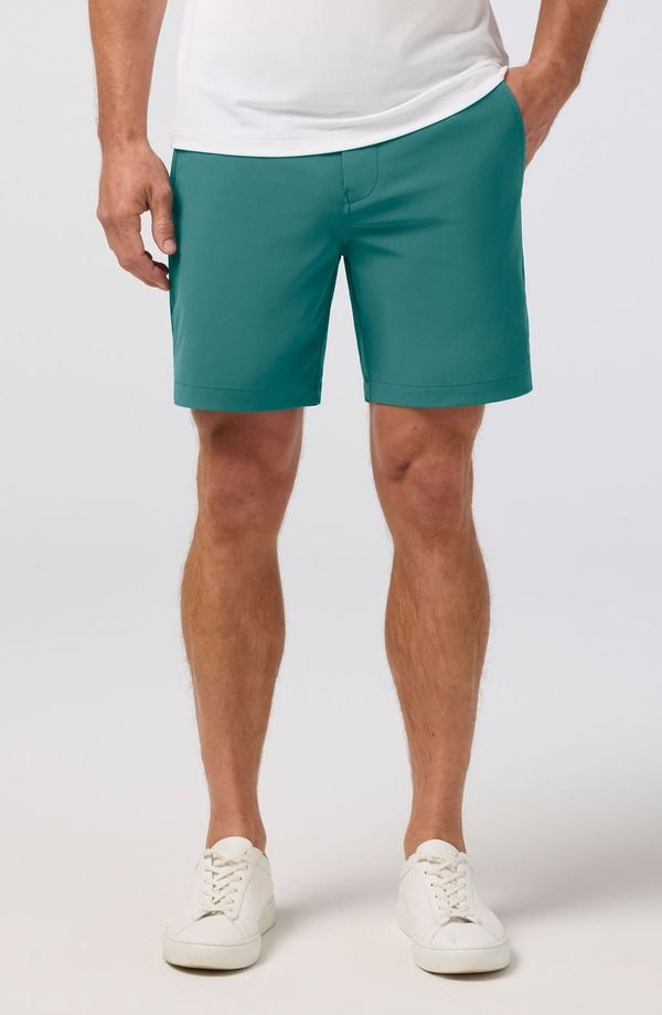 ミズンメイン メンズ ボトムス ハーフパンツ・ショーツ ショートパンツ MizzenMain Helmsman Flat Front Performance Golf Shorts Balsam