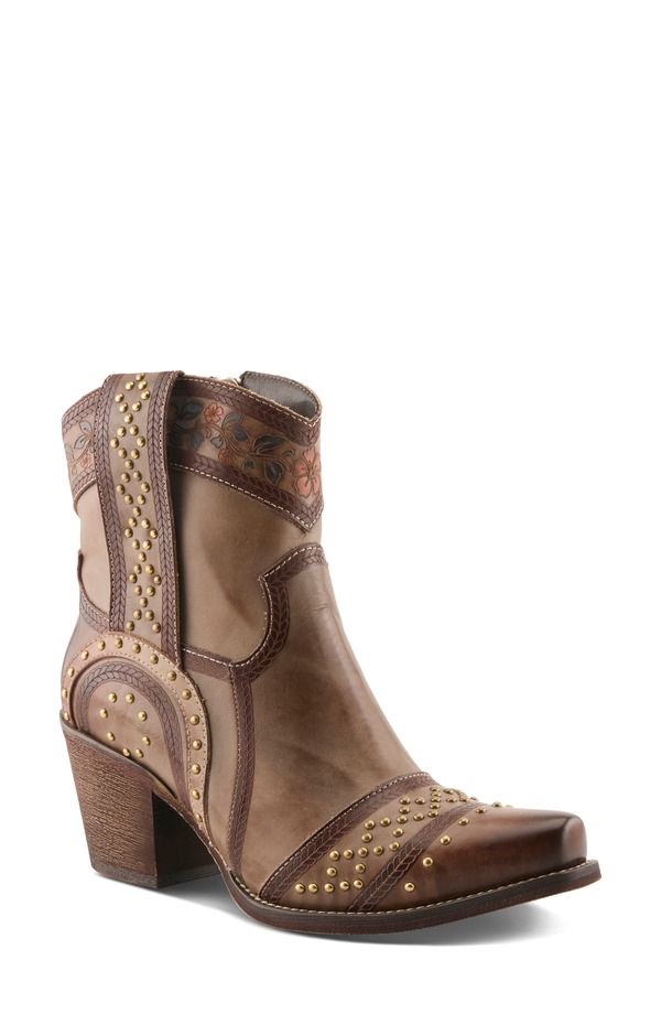スプリングステップ レディース シューズ ブーツ・レインブーツ LArtiste by Spring Step Saddleup Western Boot Grey Multi グレー