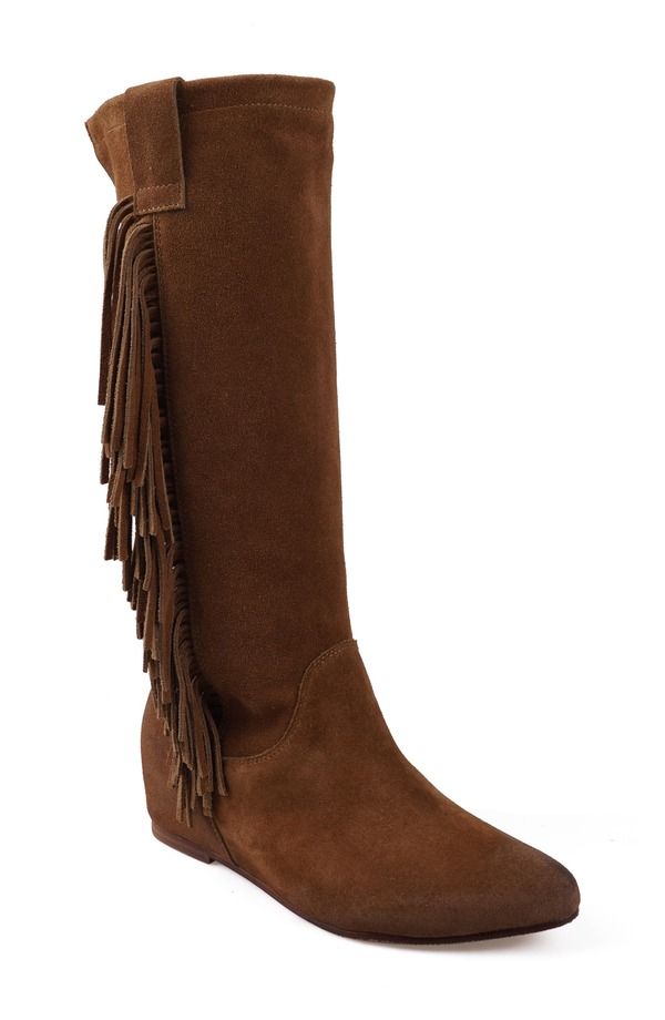 ジジ レディース シューズ ブーツ・レインブーツ ZIGI Briana Wedge Bootan Suede タン 40,820円