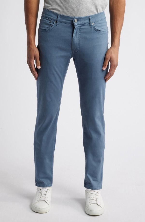 ブラックス メンズ ボトムス カジュアルパンツ Brax Chuck Modern Fit FivePocket Pantsmoke Blue スモーク