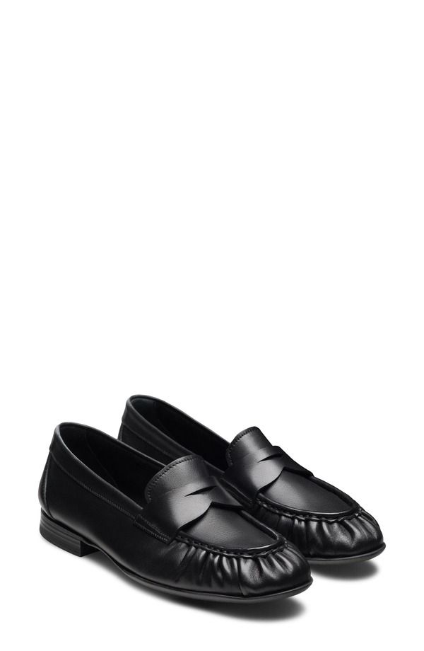 マグナーニ レディース シューズ スリッポン・ローファー Magnanni Carmela Penny Loafer Black ブラック