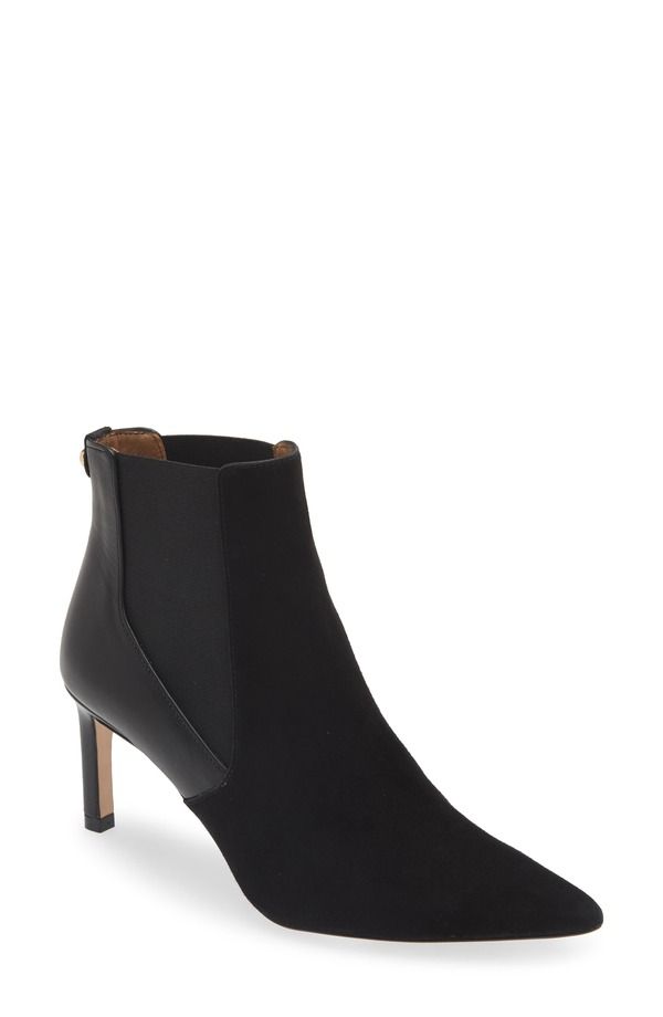 ボス レディース シューズ ブーツ・レインブーツ チェルシーブーツ チェルシー BOSS Janet Pointed Toe Chelsea Boot Black ブラック