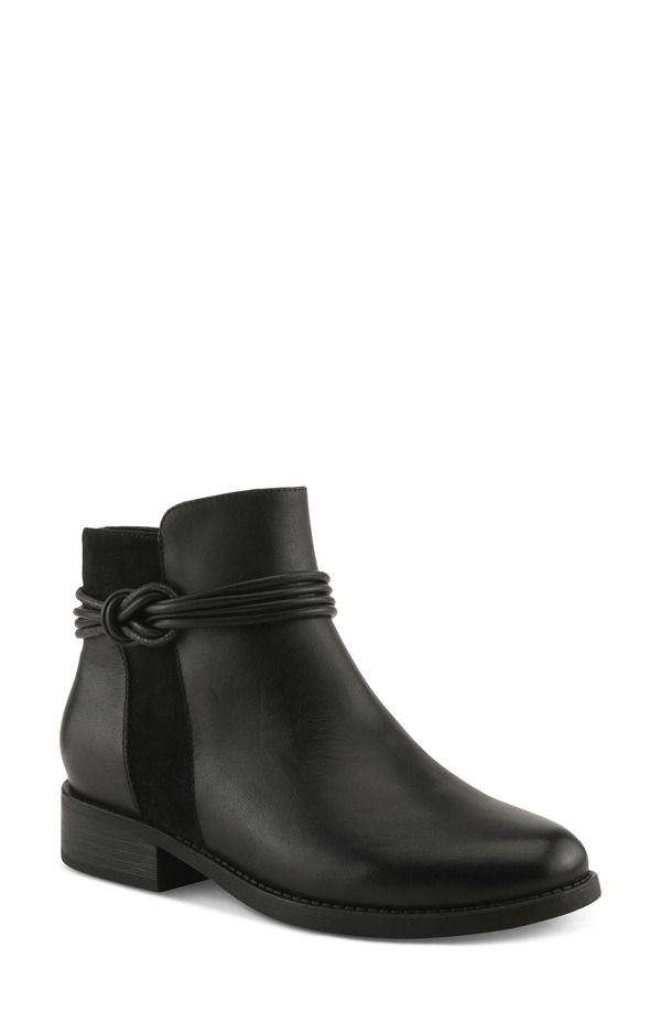 スプリングステップ レディース シューズ ブーツ・レインブーツ Spring Step Ornela Bootie Black ブラック