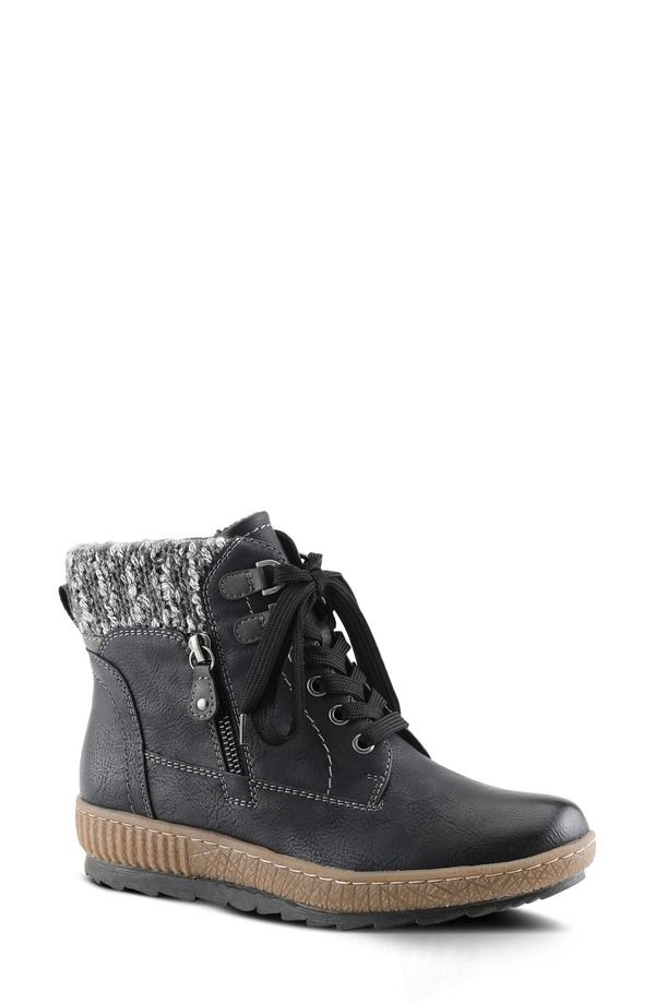 スプリングステップ レディース シューズ ブーツ・レインブーツ Spring Step Karlene Bootie Black ブラック