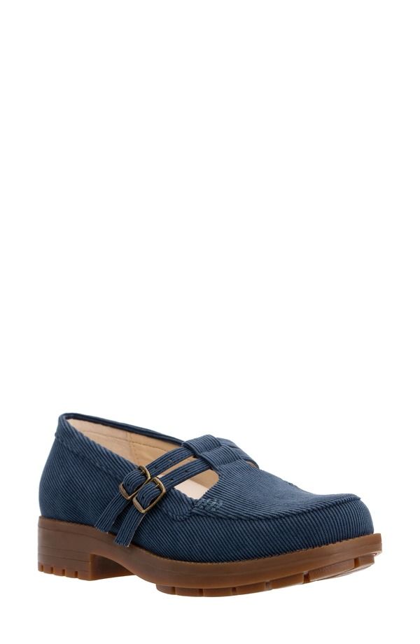 レヴィタライン レディース シューズ スリッポン・ローファー Revitalign Maple Mary Jane Loafer Navy ネイビー