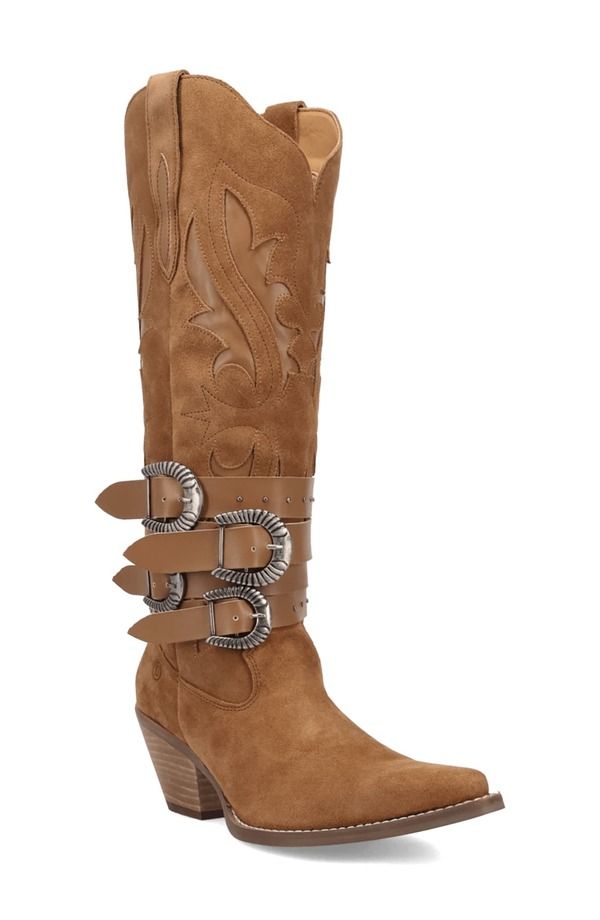 ディンゴ レディース シューズ ブーツ・レインブーツ Dingo Buck Wild Knee High Western Boot Brown ブラウン