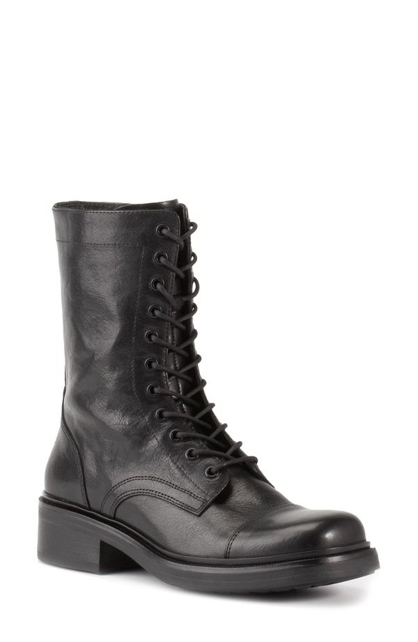 ヴァガボンド レディース シューズ ブーツ・レインブーツ キャップ レース Vagabond Shoemakers Karlie LaceUp Cap Toe Bootie Black ブラック