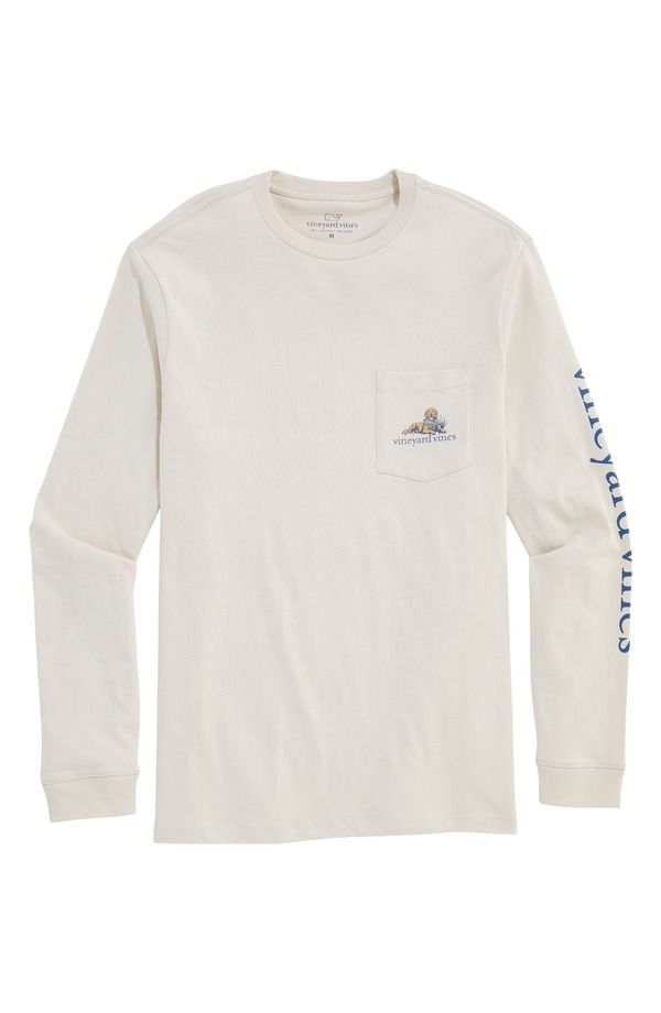 ヴァインヤードヴァインズ メンズ トップス Tシャツ グラフィック vineyard vines Camo Cooler Long Sleeve Graphic TShirt Stone ストーン