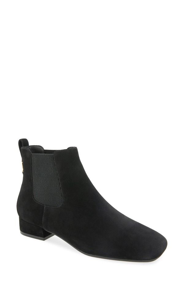 エアロソールズ レディース シューズ ブーツ・レインブーツ チェルシーブーツ チェルシー Aerosoles Nancilee Chelsea Boot Black Suede ブラック