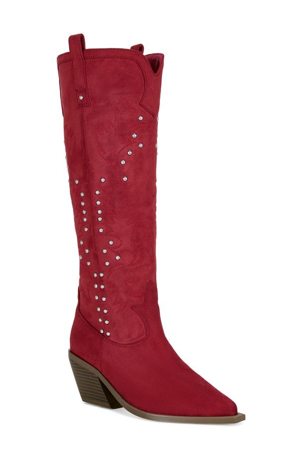 アザレア ワン レディース シューズ ブーツ・レインブーツ AZALEA WANG Beckett Western Boot Red レッド 18,091円