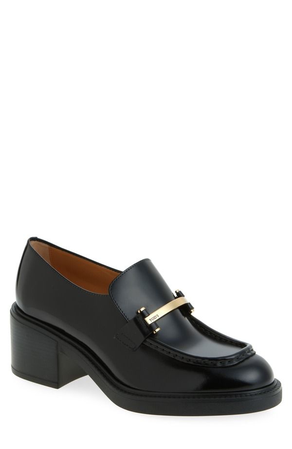 トッズ レディース シューズ スリッポン・ローファー Tods Barretta Loafer Nero