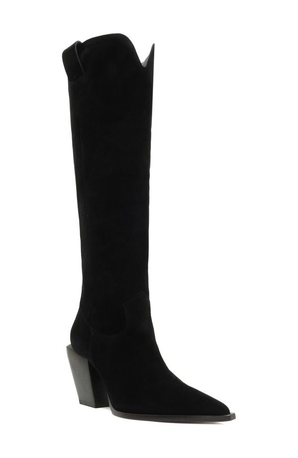 シュッツ レディース シューズ ブーツ・レインブーツ Schutz Maine Upointed Toe Boot Black ブラック