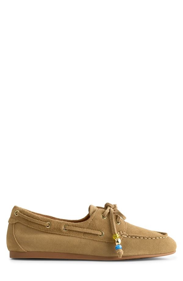 メイドウェル レディース シューズ スリッポン・ローファー Madewell The Jamie Boat Shoe Walnut Shell