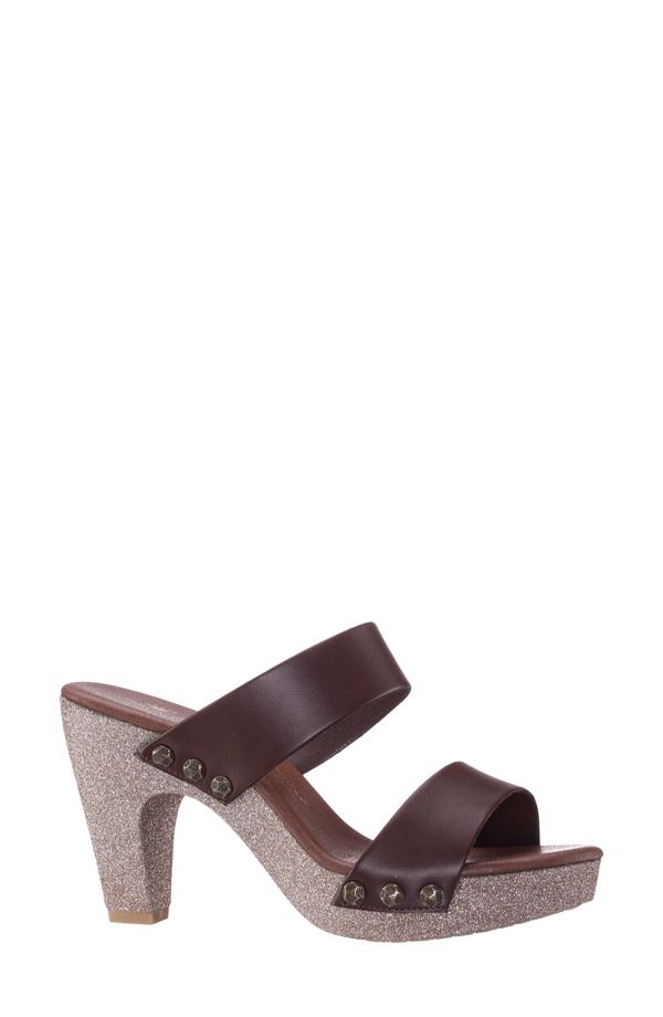 ニナ レディース シューズ ヒール プラットフォーム サンダル Nina Vegas Platform Slide Sandal Coffee コーヒー