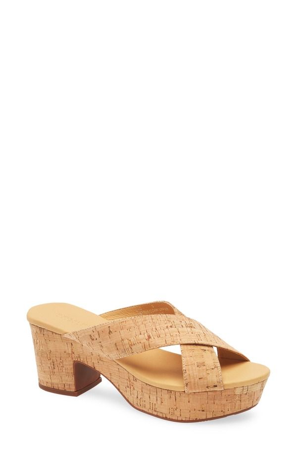 ショコラブルー レディース シューズ ヒール サンダル Chocolat Blu Gio Block Heel Sandal Cork