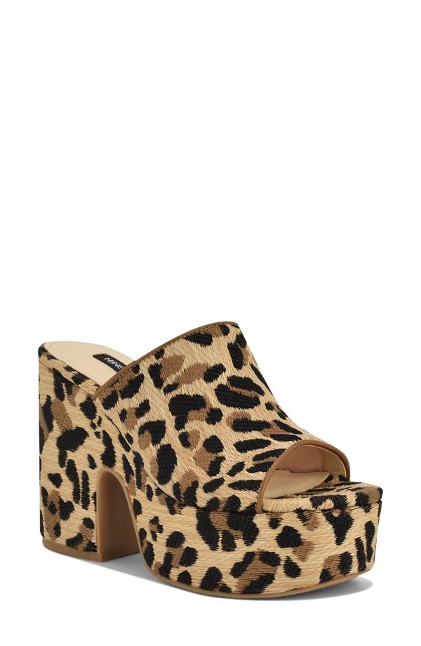 ナインウェスト レディース シューズ ヒール プラットフォーム サンダル Nine West Olley Platform Slide Sandalight Natural