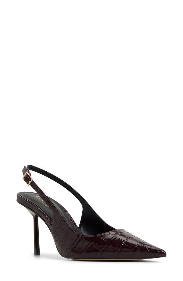 アルド レディース シューズ ヒール ALDO Seralina Pointed Toe Slingback Pump Bordo