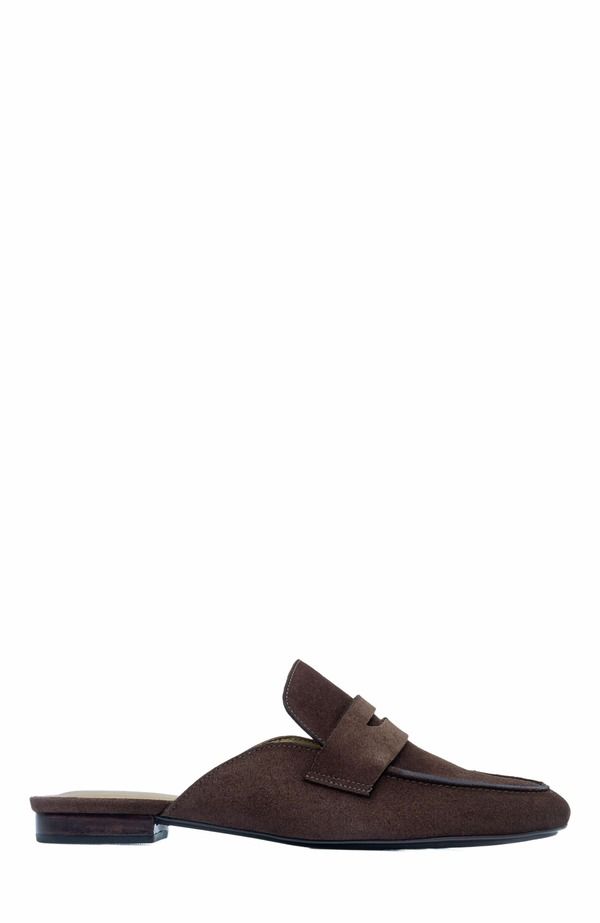 ベルナード レディース シューズ スリッポン・ローファー Bernardo Footwear Balda Loafer Mule Dark Chocolate チョコレート