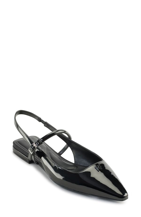 ダナ キャラン ニューヨーク レディース シューズ パンプス DKNY Cairo Slingback Flat Black ブラック