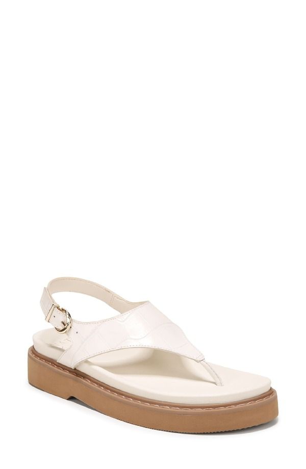 27 エディット ナチュラライザー レディース シューズ ヒール プラットフォーム サンダル 27 EDIT Naturalizer Laurel Slingback Platform Sandal Warm White Croc Embossed ホワイト