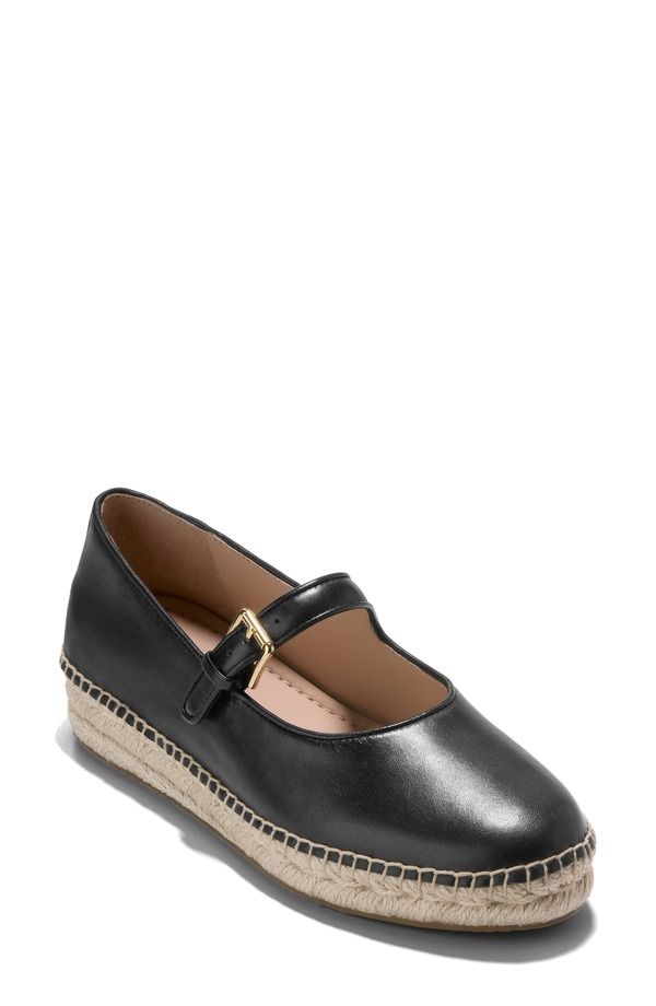 コールハーン レディース シューズ パンプス Cole Haan CloudFeel Asbury Mary Jane Flat Black Leather ブラック