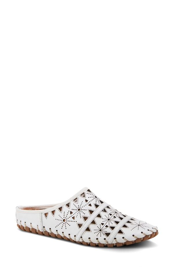 スプリングステップ レディース シューズ パンプス Spring Step Fusalide Mule White ホワイト