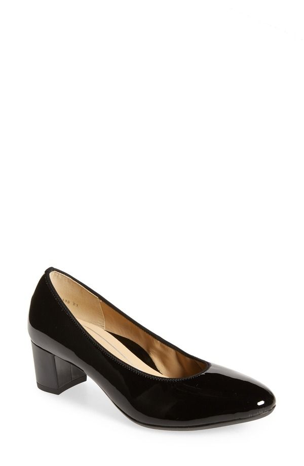 アラ レディース シューズ ヒール ara Kendall Pump Black Patent Leather ブラック
