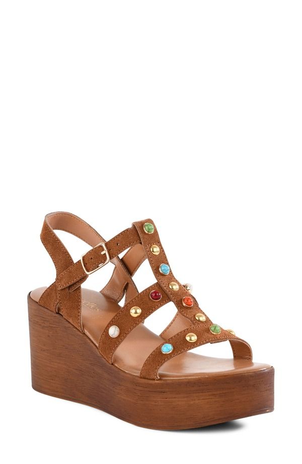 セイシェルズ レディース シューズ ヒール プラットフォーム サンダル Seychelles Ticketo Ride Slingback Platform Wedge Sandal Brown ブラウン